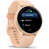 imageGarmin vvoactive 6 Health and Fitness GPS Smartwatch AMOLED Display Up to 11 Days of Battery Lunar Gold with Bone BandMetallic Pink Dawn with Pink Dawn band