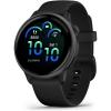 imageGarmin vvoactive 6 Health and Fitness GPS Smartwatch AMOLED Display Up to 11 Days of Battery Lunar Gold with Bone BandSlate with Black band