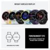 imageGarmin Forerunner 570 42mm Advanced GPS Running and Triathlon Smartwatch AMOLED Display Training and Recovery Features Raspberry Aluminum with Translucent BoneMango BandIndigo Purple
