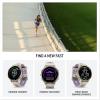 imageGarmin Forerunner 970 Premium GPS Running and Triathlon Smartwatch AMOLED Display Builtin LED Flashlight Carbon Gray DLC Titanium with Black Case and BlackTranslucent Whitestone BandPurple