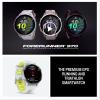 imageGarmin Forerunner 970 Premium GPS Running and Triathlon Smartwatch AMOLED Display Builtin LED Flashlight Carbon Gray DLC Titanium with Black Case and BlackTranslucent Whitestone BandWhite