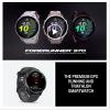 imageGarmin Forerunner 970 Premium GPS Running and Triathlon Smartwatch AMOLED Display Builtin LED Flashlight Carbon Gray DLC Titanium with Black Case and BlackTranslucent Whitestone BandBlack