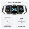 imageGarmin Venu X1 Thin and Lightweight GPS Smartwatch AMOLED Display Advanced Health and Fitness Features Black with Slate Titanium Caseback and Black ComfortFit Nylon BandMoss