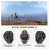 imageGarmin Instinct Crossover AMOLED Rugged Hybrid GPS Smartwatch with Analog Watch Hands and Bright AMOLED Display BronzeSunburst with Cocoa Silicone BandCharcoal