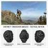 imageGarmin Instinct Crossover AMOLED Rugged Hybrid GPS Smartwatch with Analog Watch Hands and Bright AMOLED Display BronzeSunburst with Cocoa Silicone BandBlack