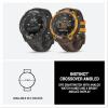 imageGarmin Instinct Crossover AMOLED Rugged Hybrid GPS Smartwatch with Analog Watch Hands and Bright AMOLED Display BronzeSunburst with Cocoa Silicone BandCharcoal