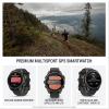 imageGarmin fnix 8 Pro 47mm AMOLED Display Premium Connected Multisport GPS Smartwatch inReach Technology Sapphire Titanium with GraphiteBlack Silicone BandCarbon Gray DLC