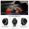 imageGarmin fnix 8 Pro 47mm AMOLED Display Premium Connected Multisport GPS Smartwatch inReach Technology Sapphire Titanium with GraphiteBlack Silicone BandGraphiteBlack