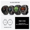 imageGarmin fnix 8 Pro 47mm AMOLED Display Premium Connected Multisport GPS Smartwatch inReach Technology Sapphire Titanium with GraphiteBlack Silicone BandGraphiteBlack