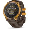 imageGarmin Instinct Crossover AMOLED Rugged Hybrid GPS Smartwatch with Analog Watch Hands and Bright AMOLED Display BronzeSunburst with Cocoa Silicone BandBronzeSunburst