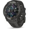 imageGarmin Instinct Crossover AMOLED Rugged Hybrid GPS Smartwatch with Analog Watch Hands and Bright AMOLED Display BronzeSunburst with Cocoa Silicone BandCharcoal