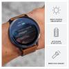 imageGarmin Venu 4 45mm Advanced Health and Fitness GPS Smartwatch Bright and Colorful Display Builtin Flashlight 12 Days of Battery Life Slate with Black Silicone BandBlack and Brown