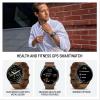 imageGarmin Venu 4 45mm Advanced Health and Fitness GPS Smartwatch Bright and Colorful Display Builtin Flashlight 12 Days of Battery Life Slate with Black Silicone BandBlack and Brown