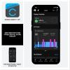 imageGarmin Venu 4 45mm Advanced Health and Fitness GPS Smartwatch Bright and Colorful Display Builtin Flashlight 12 Days of Battery Life Slate with Black Silicone BandBlack and Brown