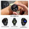 imageGarmin Venu 4 45mm Advanced Health and Fitness GPS Smartwatch Bright and Colorful Display Builtin Flashlight 12 Days of Battery Life Slate with Black Silicone BandSlate and Black