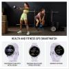 imageGarmin Venu 4 45mm Advanced Health and Fitness GPS Smartwatch Bright and Colorful Display Builtin Flashlight 12 Days of Battery Life Slate with Black Silicone BandPeriwinkle