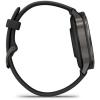 imageGarmin Venu 4 45mm Advanced Health and Fitness GPS Smartwatch Bright and Colorful Display Builtin Flashlight 12 Days of Battery Life Slate with Black Silicone BandSlate and Black