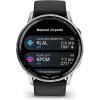 imageGarmin D2 Air X15 Touchscreen Aviator Smartwatch with GPS Aviation Weather Flashlight Health and Wellness Features and More Silver with Black Silicone Band