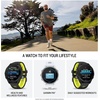 image:imageGarmin Forerunner 70 EasytoUse GPS Running Smartwatch Advanced Training Metrics and Recovery Insights Up to 13 Days of Battery Life BlackBlack with Amp Yellow