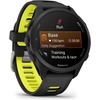 image:imageGarmin Forerunner 70 EasytoUse GPS Running Smartwatch Advanced Training Metrics and Recovery Insights Up to 13 Days of Battery Life BlackBlack with Amp Yellow
