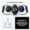 image:imageGarmin Forerunner 70 EasytoUse GPS Running Smartwatch Advanced Training Metrics and Recovery Insights Up to 13 Days of Battery Life BlackRed Pink with Mango