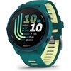 image:imageGarmin Forerunner 70 EasytoUse GPS Running Smartwatch Advanced Training Metrics and Recovery Insights Up to 13 Days of Battery Life BlackTeal Green with Citron
