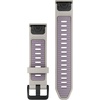 image:imageGarmin QuickFit 20mm BlackPebble Gray Silicone BandFog GrayLavender