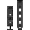 image:imageGarmin QuickFit 20mm BlackPebble Gray Silicone BandGraphite