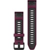 image:imageGarmin QuickFit 20mm BlackPebble Gray Silicone BandMerlotGraphite