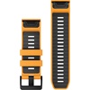 image:imageGarmin QuickFit 20mm BlackPebble Gray Silicone BandSparkOrange