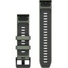 image:imageGarmin QuickFit 20mm BlackPebble Gray Silicone BandWillowGraphite