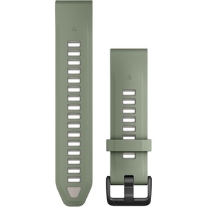 image:imageGarmin QuickFit 20mm BlackPebble Gray Silicone BandWillowFog Gray