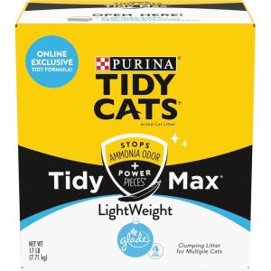 imagePurina Tidy Cats Clumping Lightweight Multi Cat Litter Tidy Max Glade Clear Springs Formula  17 lb Box