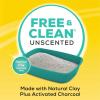 imagePurina Tidy Cats Clumping Cat Litter Free ampamp Clean Unscented Multi Cat Litter  38 lb Box38lb Box Pack of 1