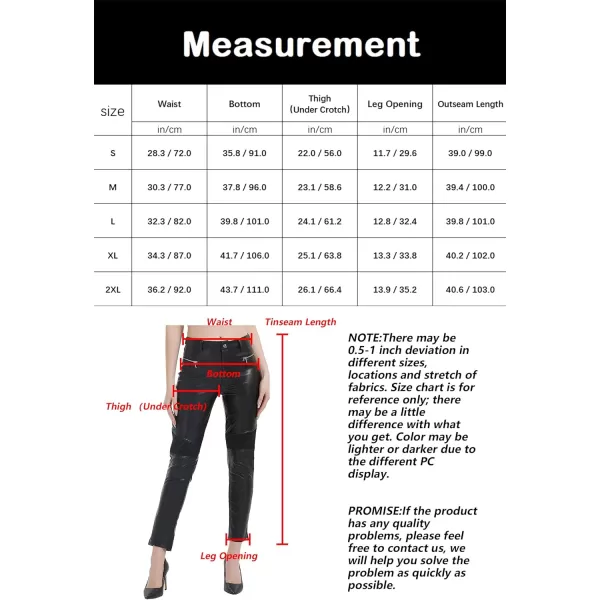 Bellivera Faux Leather Leggings Women High Waisted Tights Stretchy Pleather Pants