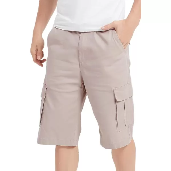 Bellivera Men's Cargo Short Classic Casual Flat Front Relaxed Fit Shorts with Belt