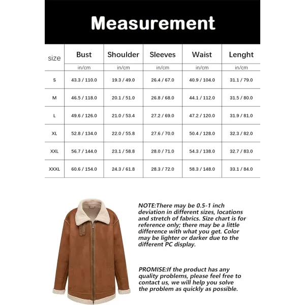Bellivera Mens Faux Fur Suede Leather Plus Size Coat, Spring and Winter Fashion Thicken Warm Outwear Sherpa Jacket
