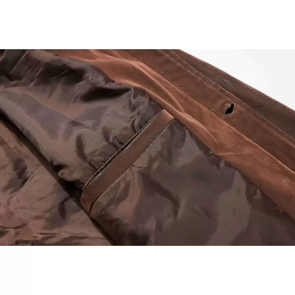 Bellivera Men's Faux Leather Jacket Motorcycle Biker Coat PU Slim Button Down Bomber Outwear