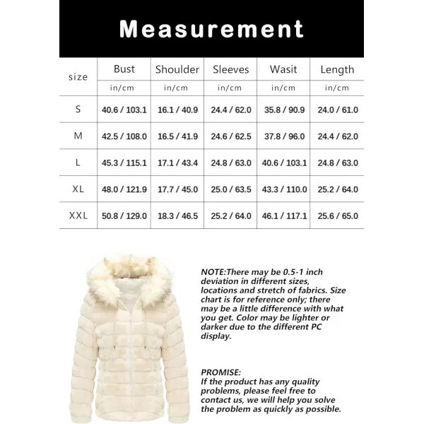 Bellivera Women Double Sided Faux Fur Jacket Spring and Winter Fashion Reversible Hood Puffer Coat with Fur Collar
