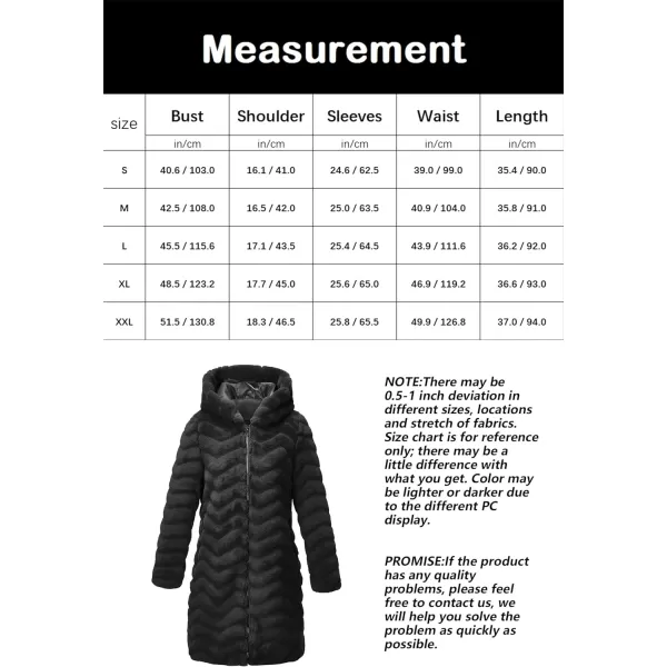 Bellivera Women Faux Fur Coat Long Sleeve Fuzzy Winter Hooded Open Front Jacket with Two Big Hand Pockets