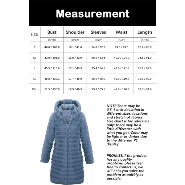 Bellivera Women Faux Fur Coat Long Sleeve Fuzzy Winter Hooded Open Front Jacket with Two Big Hand Pockets