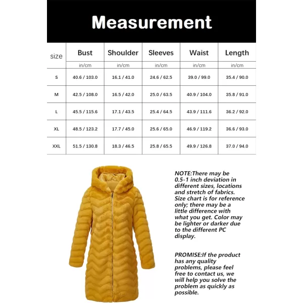 Bellivera Women Faux Fur Coat Long Sleeve Fuzzy Winter Hooded Open Front Jacket with Two Big Hand Pockets