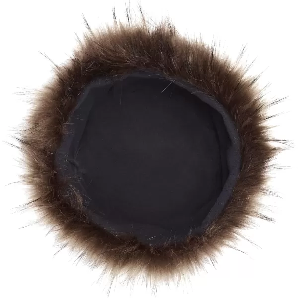 Bellivera Women Faux Fur Hat Russion Cossack Style Winter Soft Warm Wrap Cap