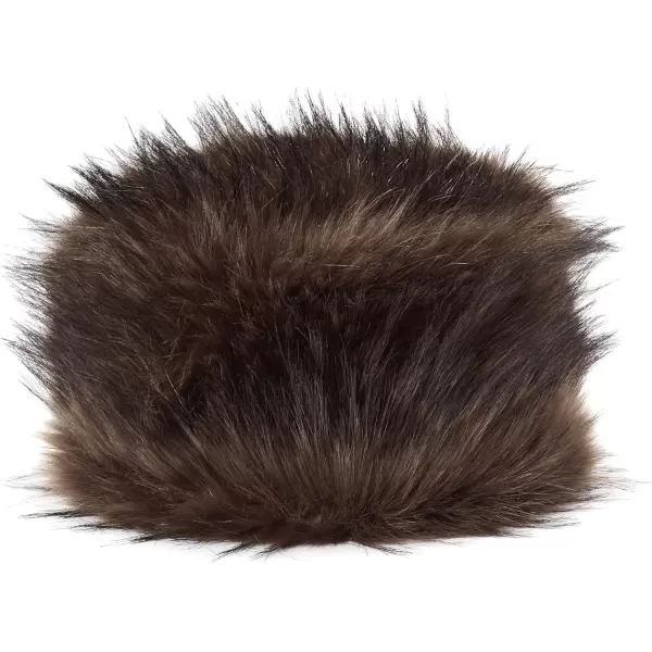 Bellivera Women Faux Fur Hat Russion Cossack Style Winter Soft Warm Wrap Cap