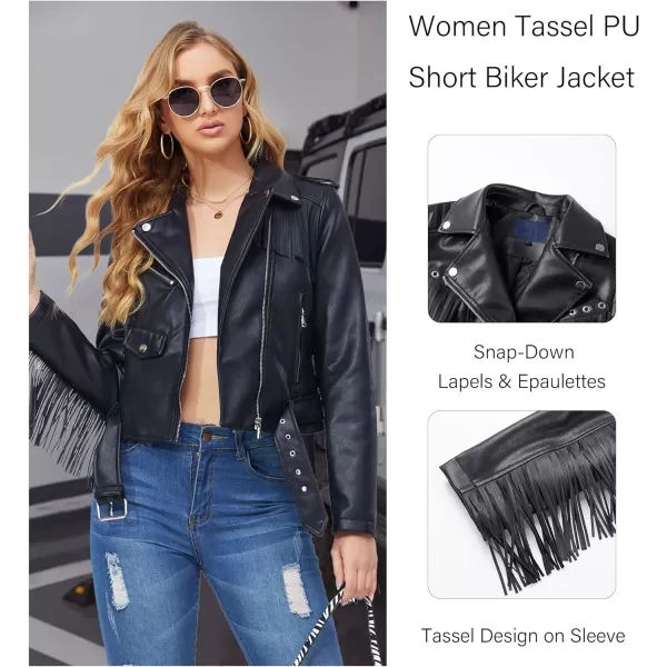 Bellivera Women Faux Leather Jacket Blazer PU Shirt Long Sleeve Oversize Shacket Coat