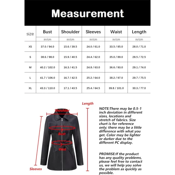 Bellivera Women Faux Leather Jacket Blazer PU Shirt Long Sleeve Oversize Shacket Coat