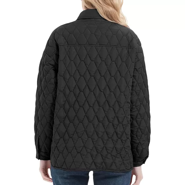 Bellivera Women Quilted Lightweight Coat Puffer Padded Spring Short Button Jacket