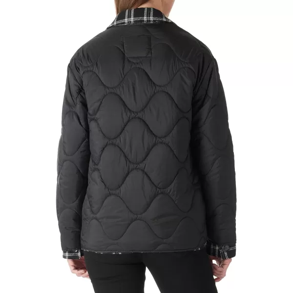 Bellivera Women Quilted Lightweight Coat Puffer Padded Spring Short Button Jacket
