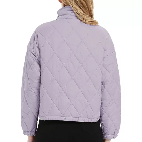 Bellivera Women Quilted Lightweight Coat Puffer Padded Spring Short Button Jacket