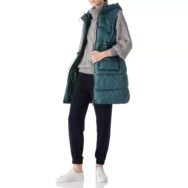 Bellivera Women Vest Quilted Lightweight Puffer Coat Sleeveless Hooded Waistcoat